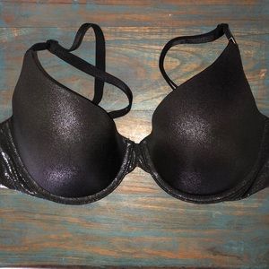 Victoria Secret Shimmer Black Bra.